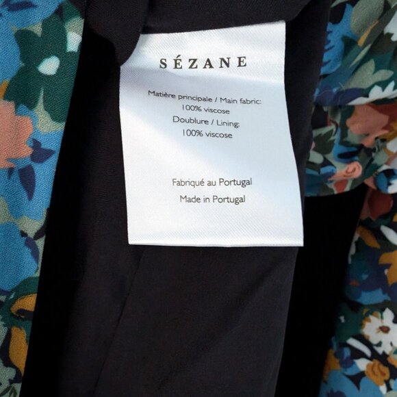 Sezane Floral A-Line Skirt - Multicolor - Picture 7 of 9